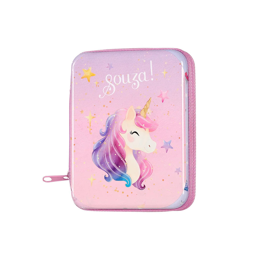Souza! Make-up case Unicorn met unicornprint, oogschaduw, lipkleuren en lipgloss