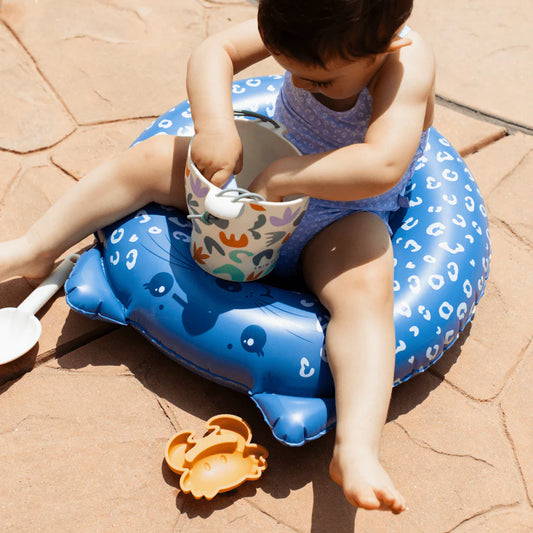 Swim Essentials Zwemband Leopard Blue 55cm