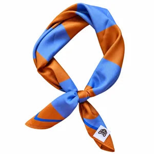 Bruin blauw sjaaltje van Colori Ribelle