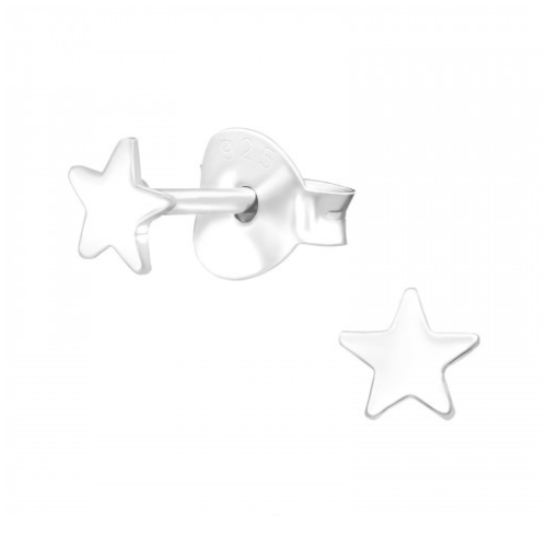 Oorknopjes zilveren sterretje